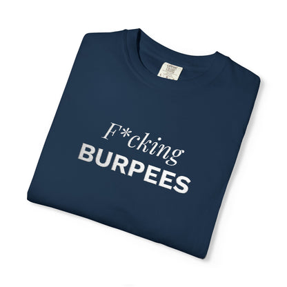 T-shirt unisex brodé « Fucking Burpees »