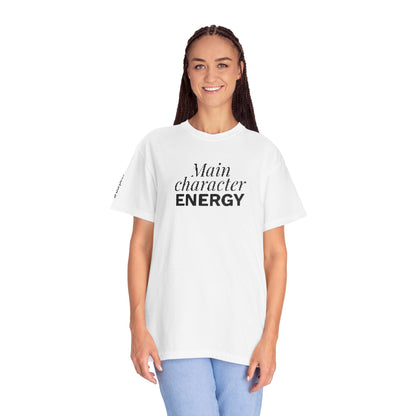T-shirt unisex brodé « Main Character Energy »