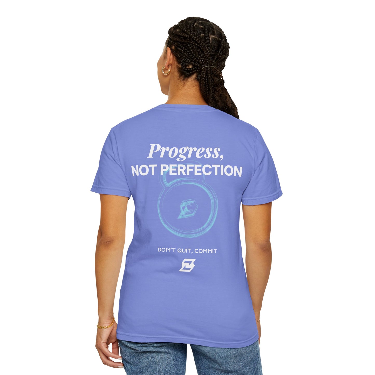 T-shirt unisex Design « Progress not perfection »