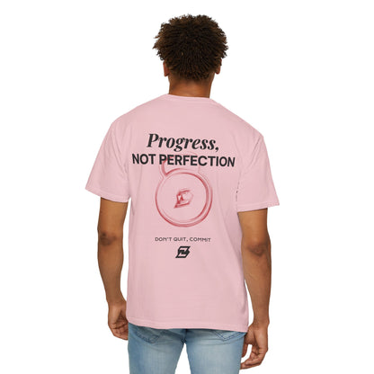 T-shirt unisex Design « Progress not perfection »