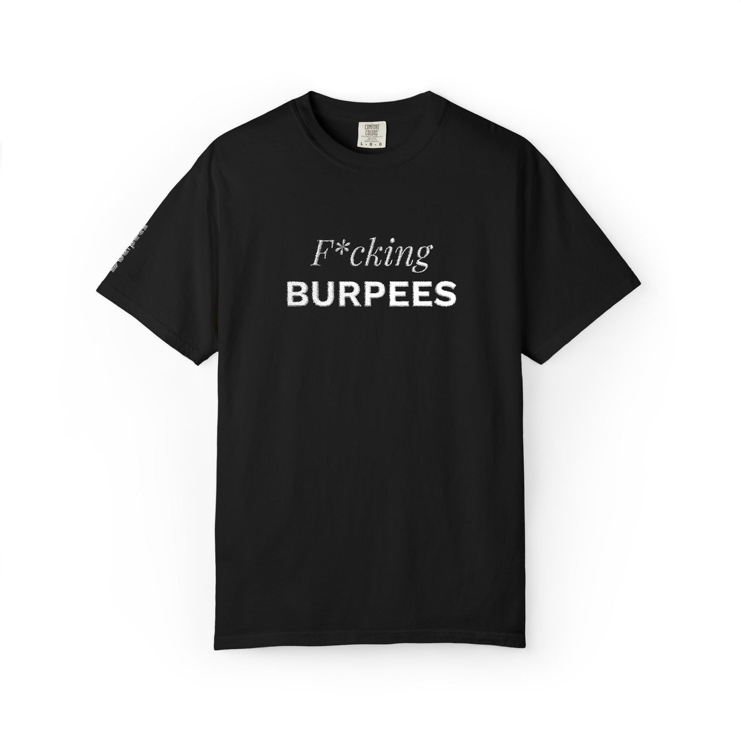 T-shirt unisex brodé « Fucking Burpees »