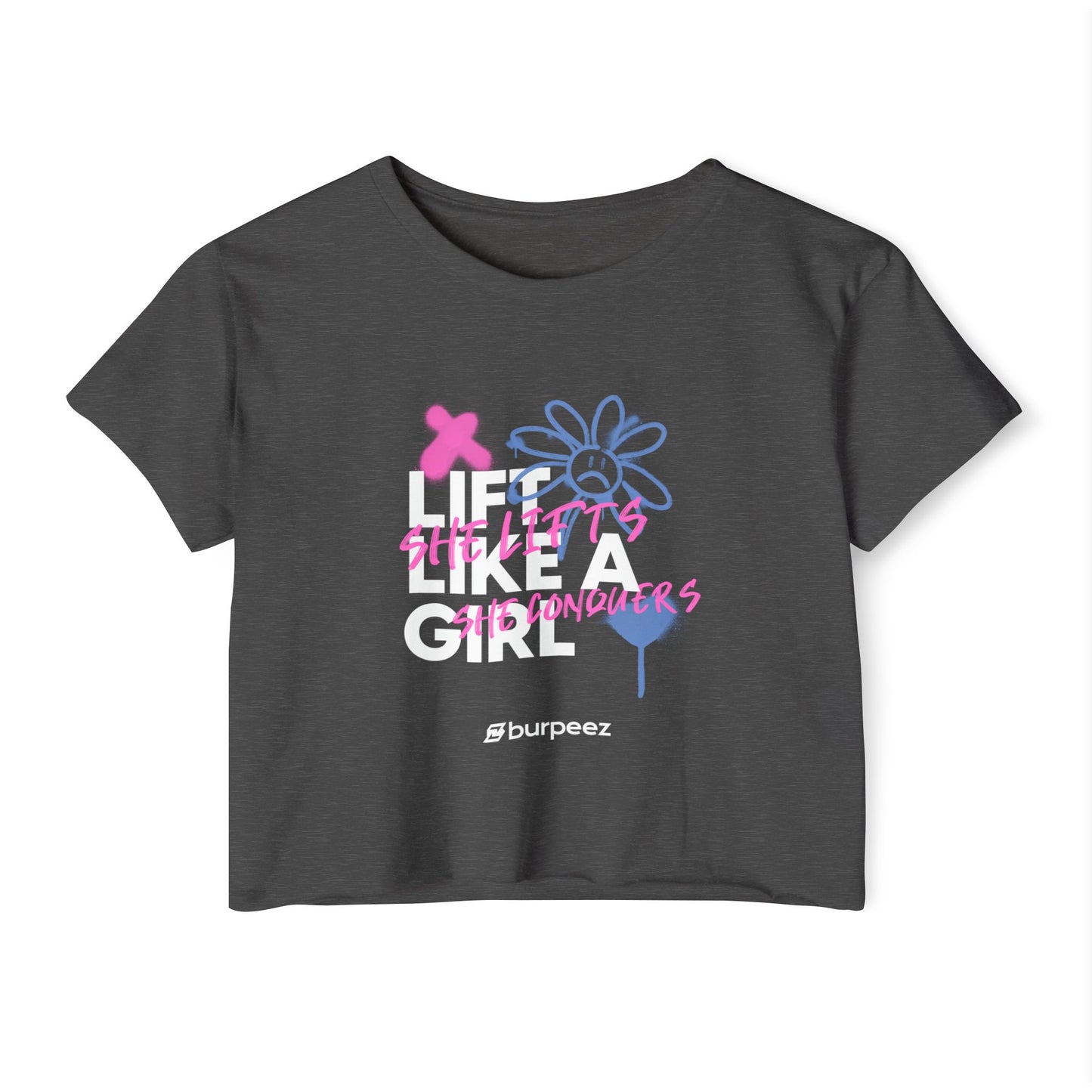 Crop top Femme “Lift Like a Girl”