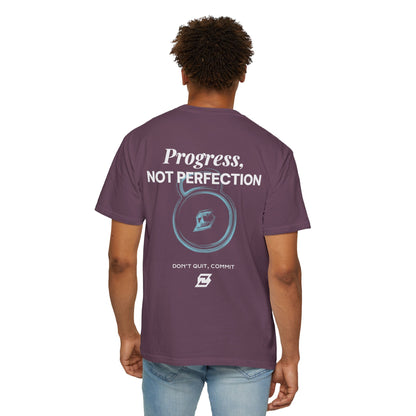 T-shirt unisex Design « Progress not perfection »