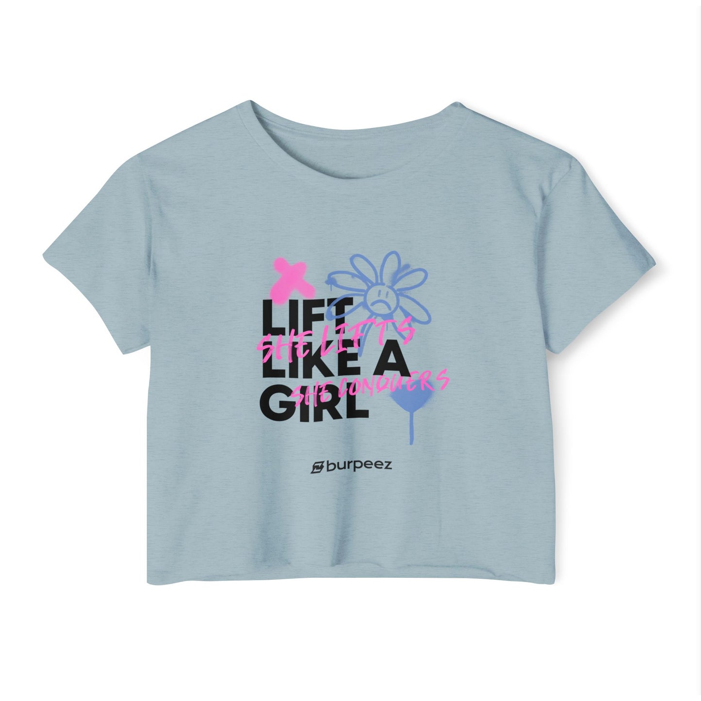 Crop top Femme “Lift Like a Girl”