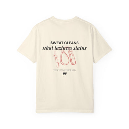 T-shirt unisex Design « Sweat cleans what laziness stains »