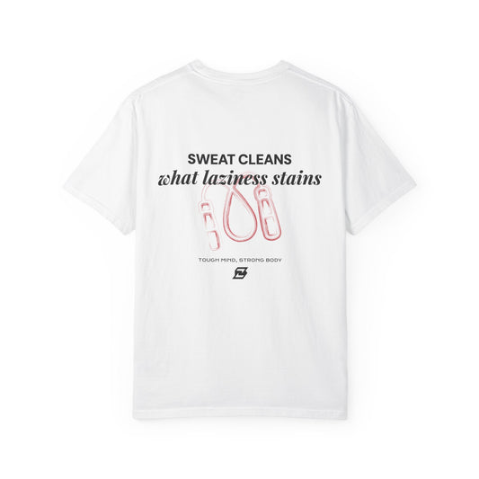 T-shirt unisex Design « Sweat cleans what laziness stains »
