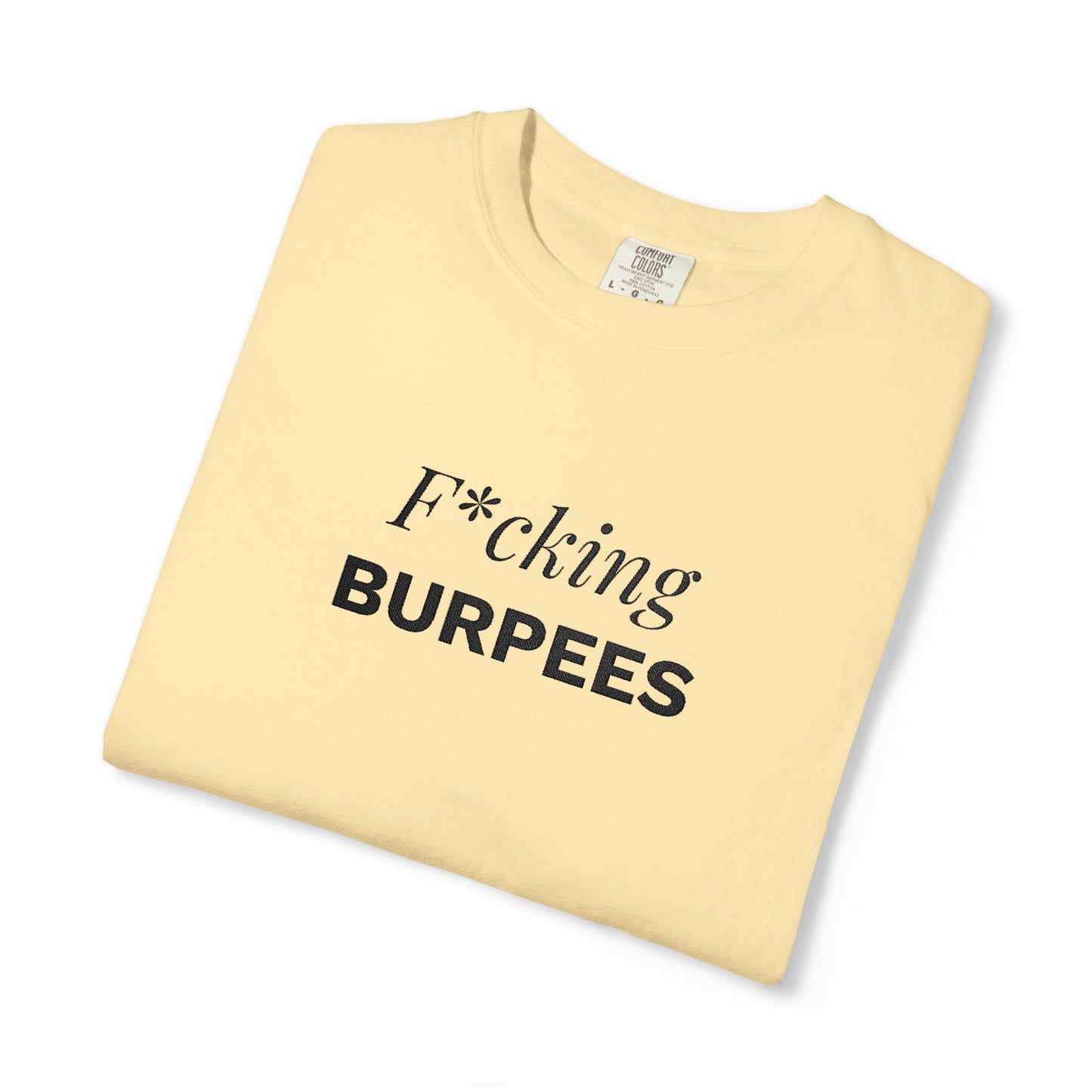 T-shirt unisex brodé « F*cking Burpees »