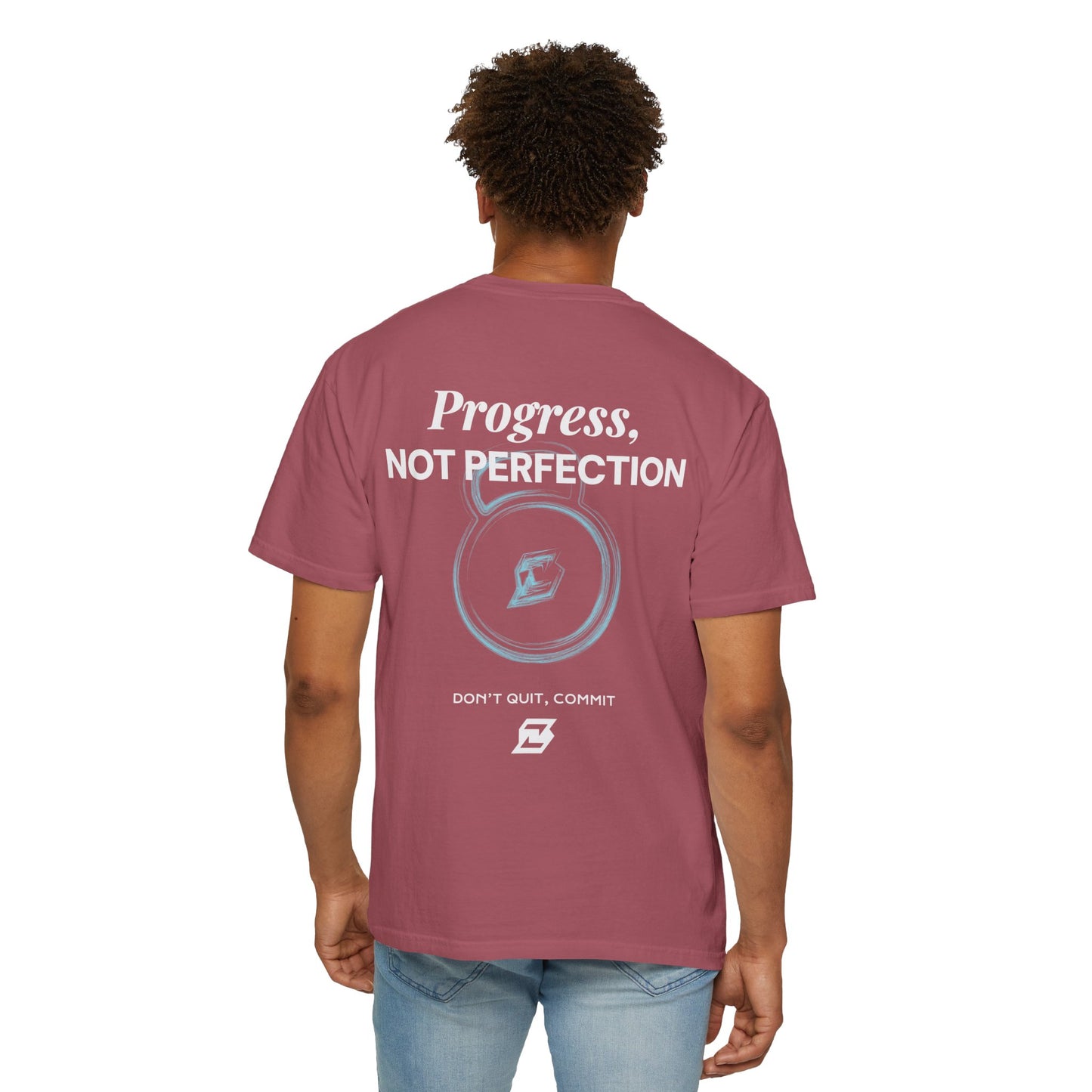 T-shirt unisex Design « Progress not perfection »