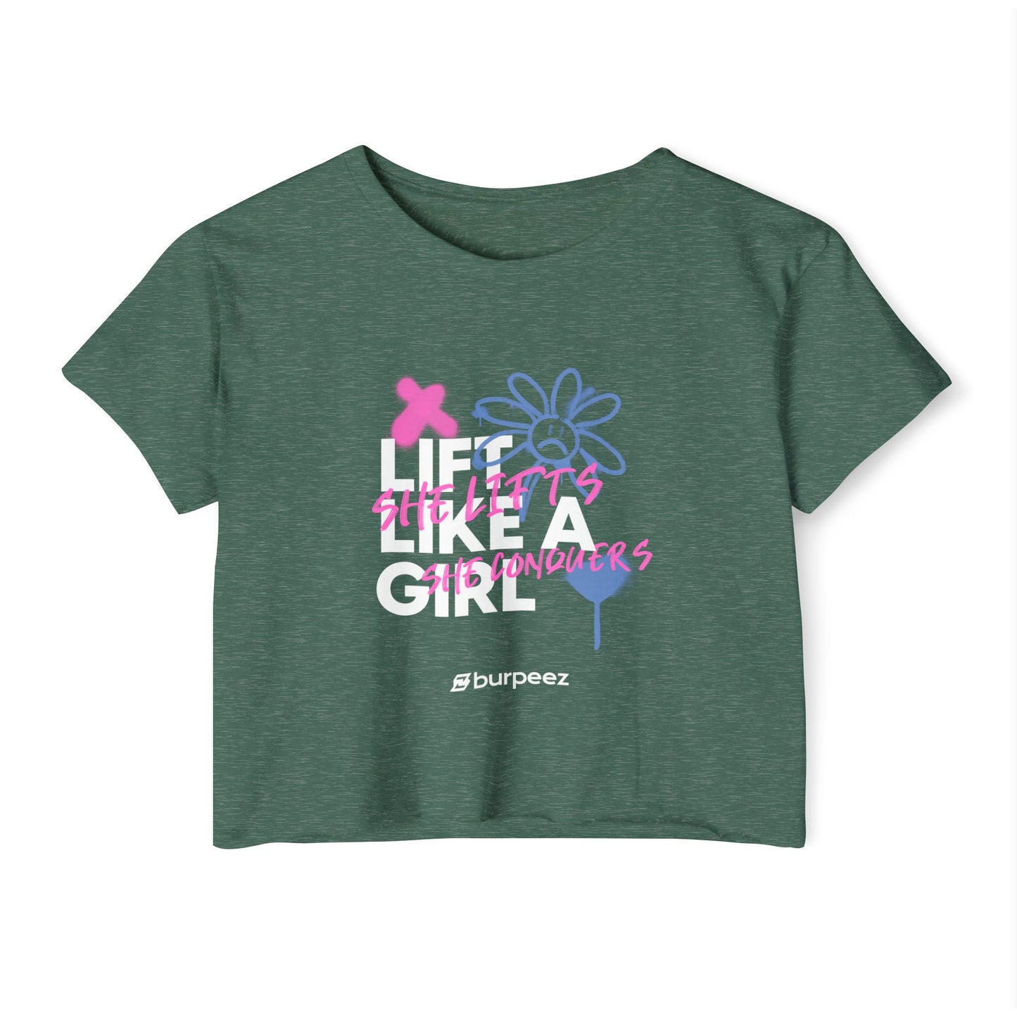 Crop top Femme “Lift Like a Girl”