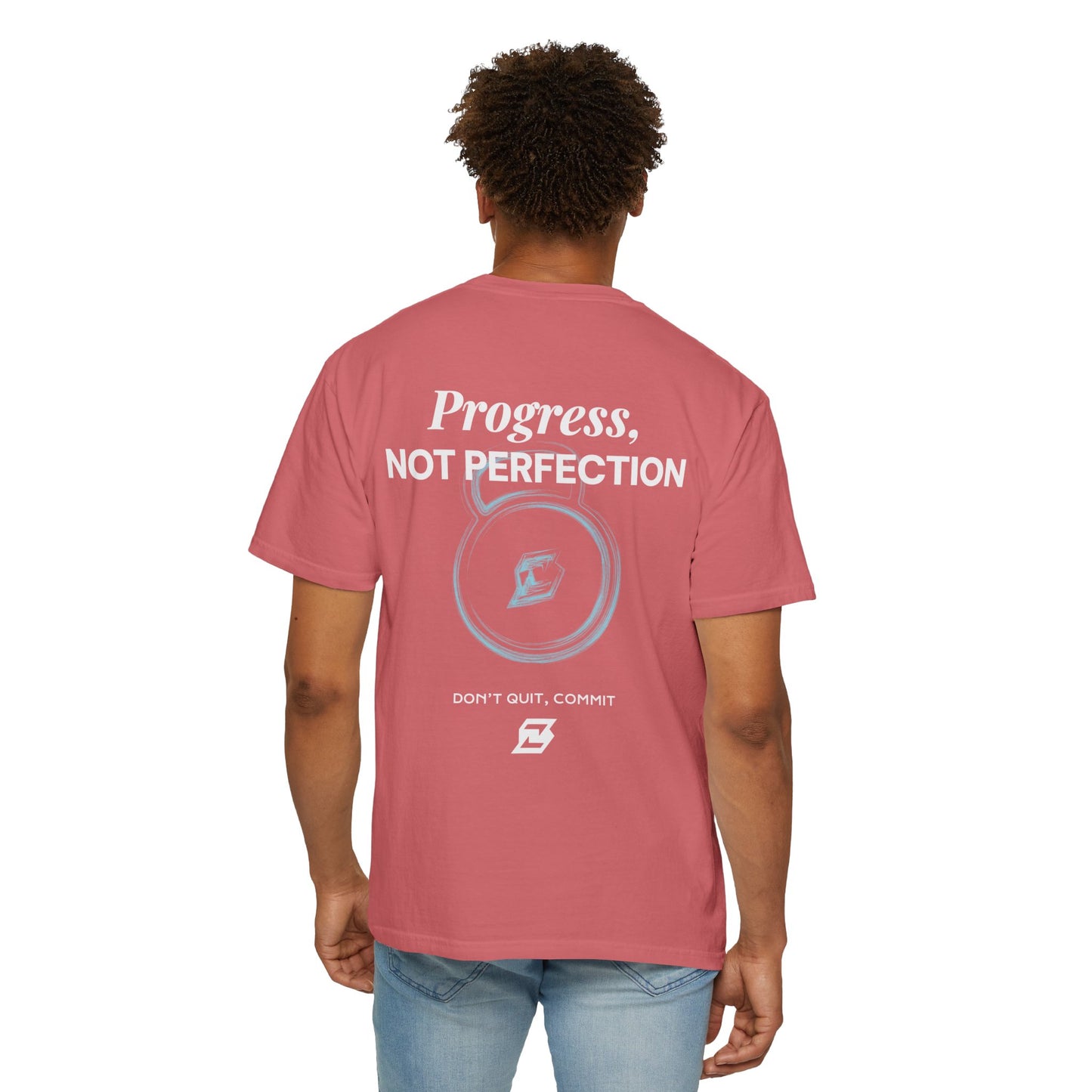 T-shirt unisex Design « Progress not perfection »