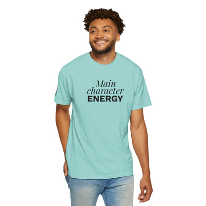 T-shirt unisex brodé « Main Character Energy »