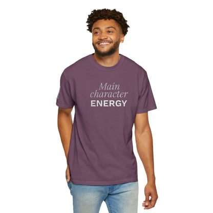T-shirt unisex brodé « Main Character Energy »