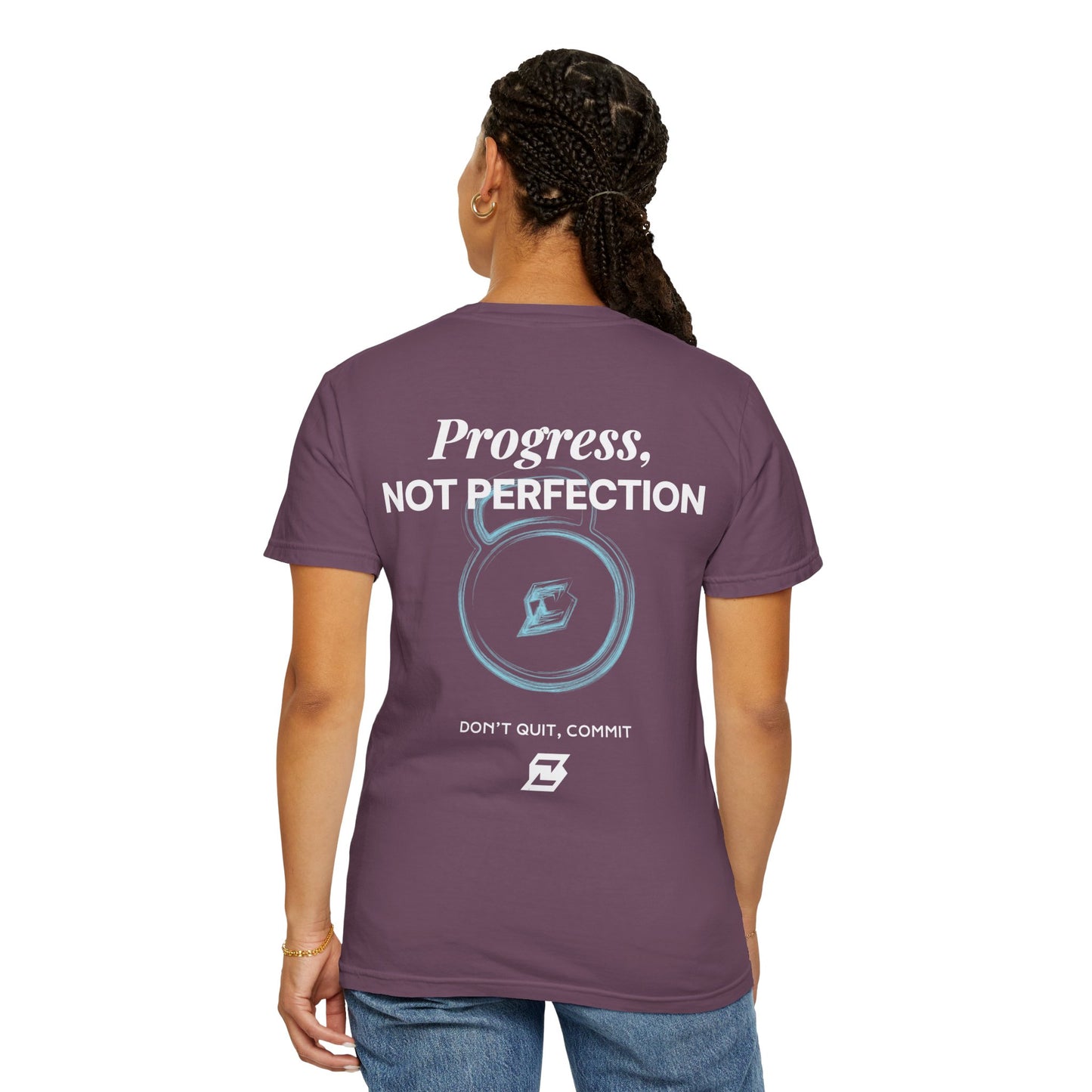 T-shirt unisex Design « Progress not perfection »