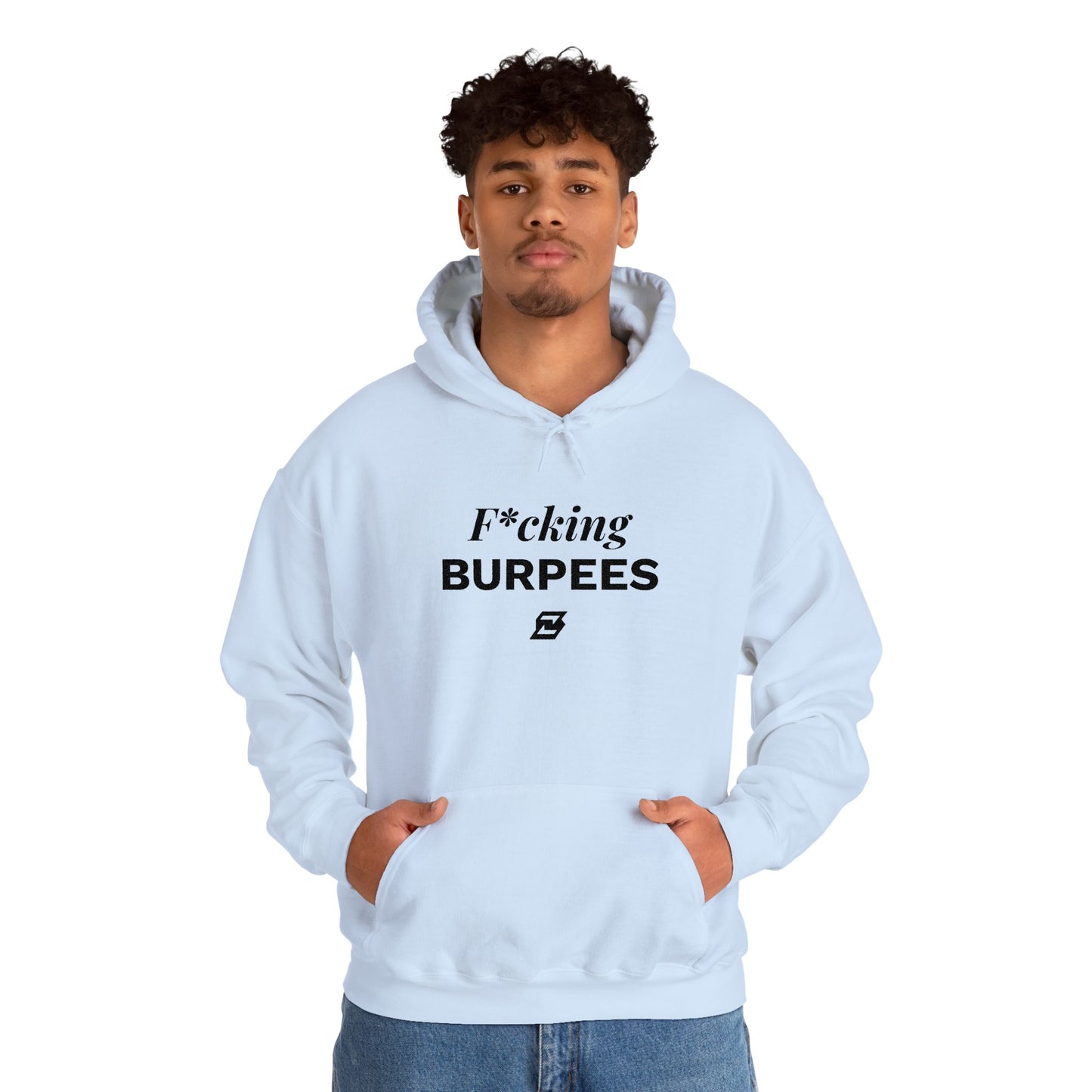 Hoodie unisex brodé « Fucking Burpees »