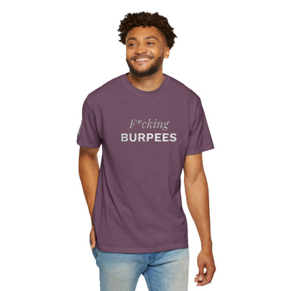 T-shirt unisex brodé « Fucking Burpees »