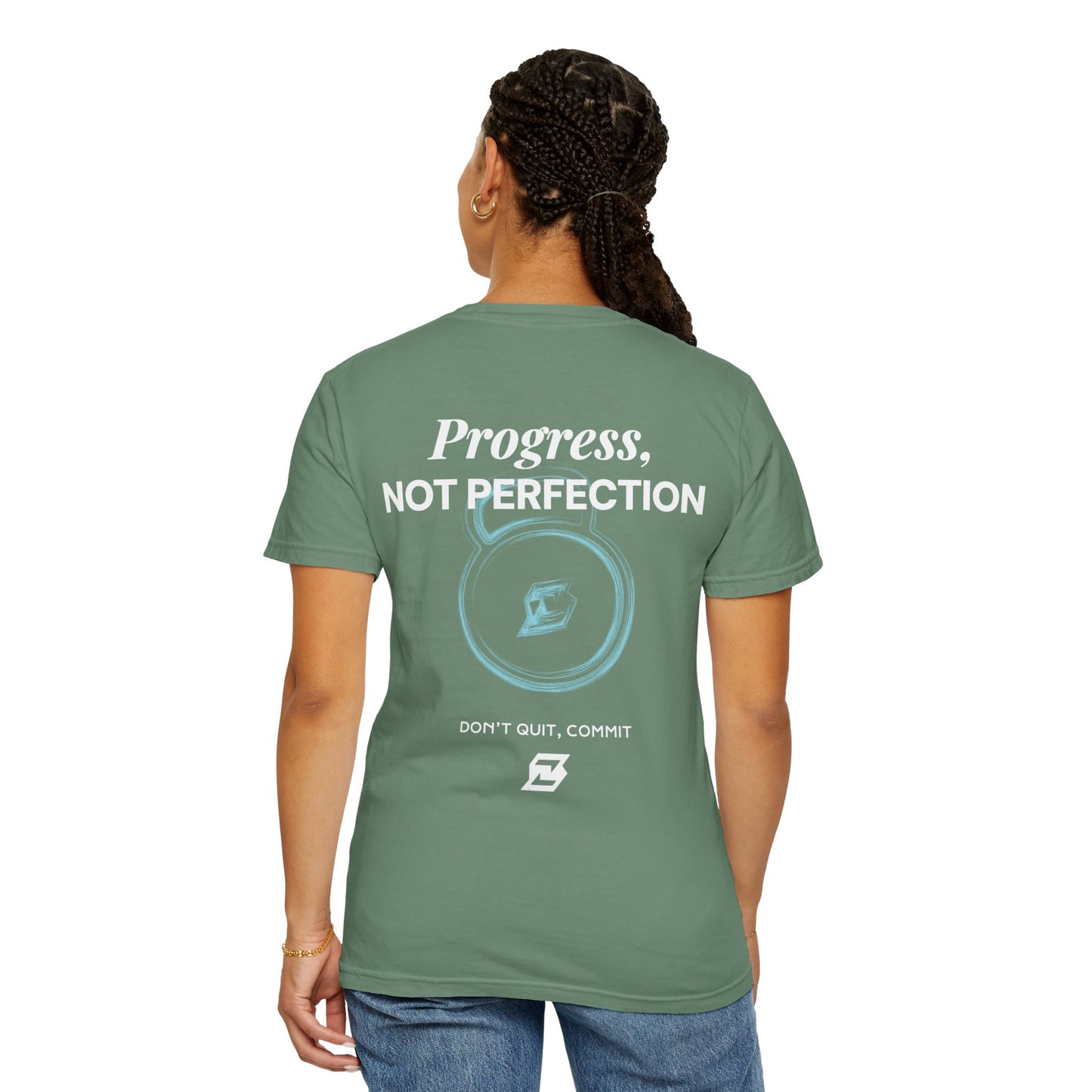 T-shirt unisex Design « Progress not perfection »