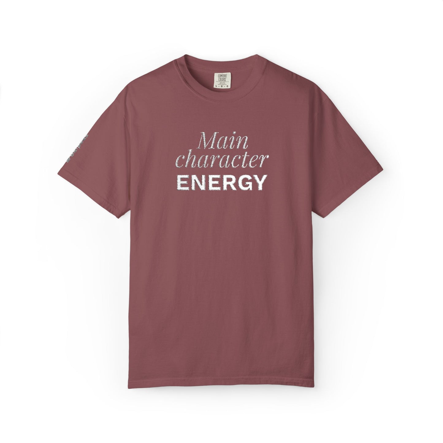 T-shirt unisex brodé « Main Character Energy »