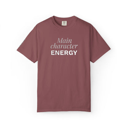 T-shirt unisex brodé « Main Character Energy »