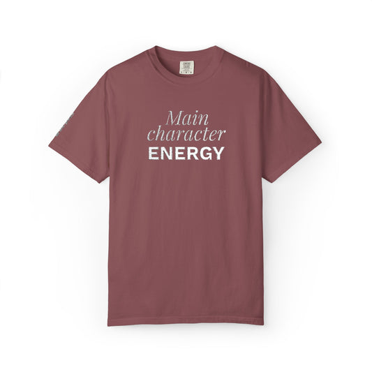 T-shirt unisex brodé « Main Character Energy »