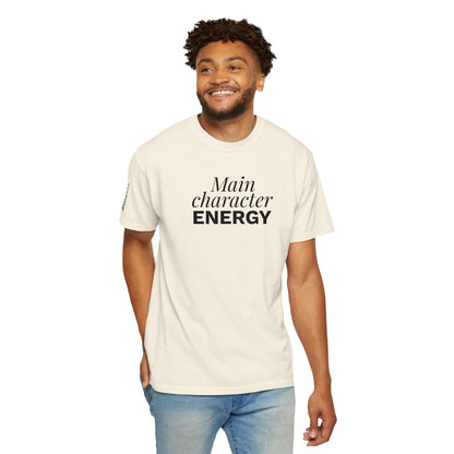 T-shirt unisex brodé « Main Character Energy »