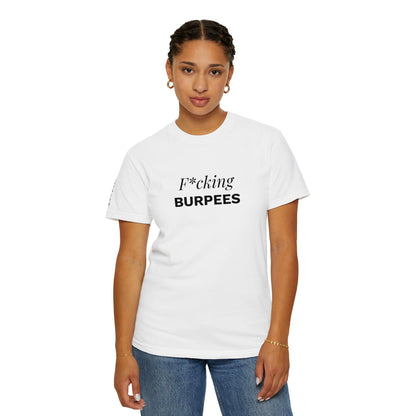 T-shirt unisex brodé « F*cking Burpees »
