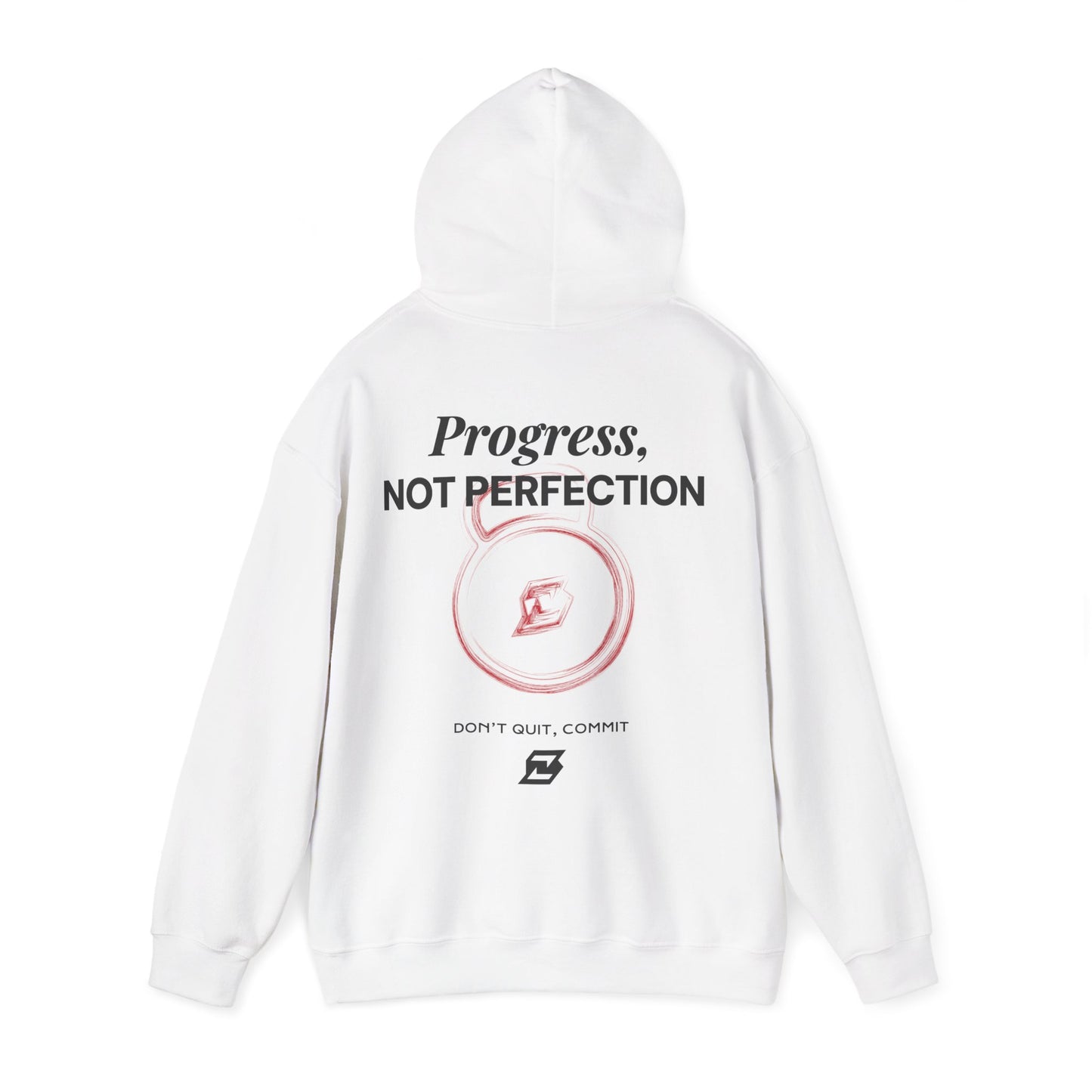 Hoodie unisex Design « Progress not perfection »