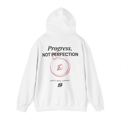 Hoodie unisex Design « Progress not perfection »