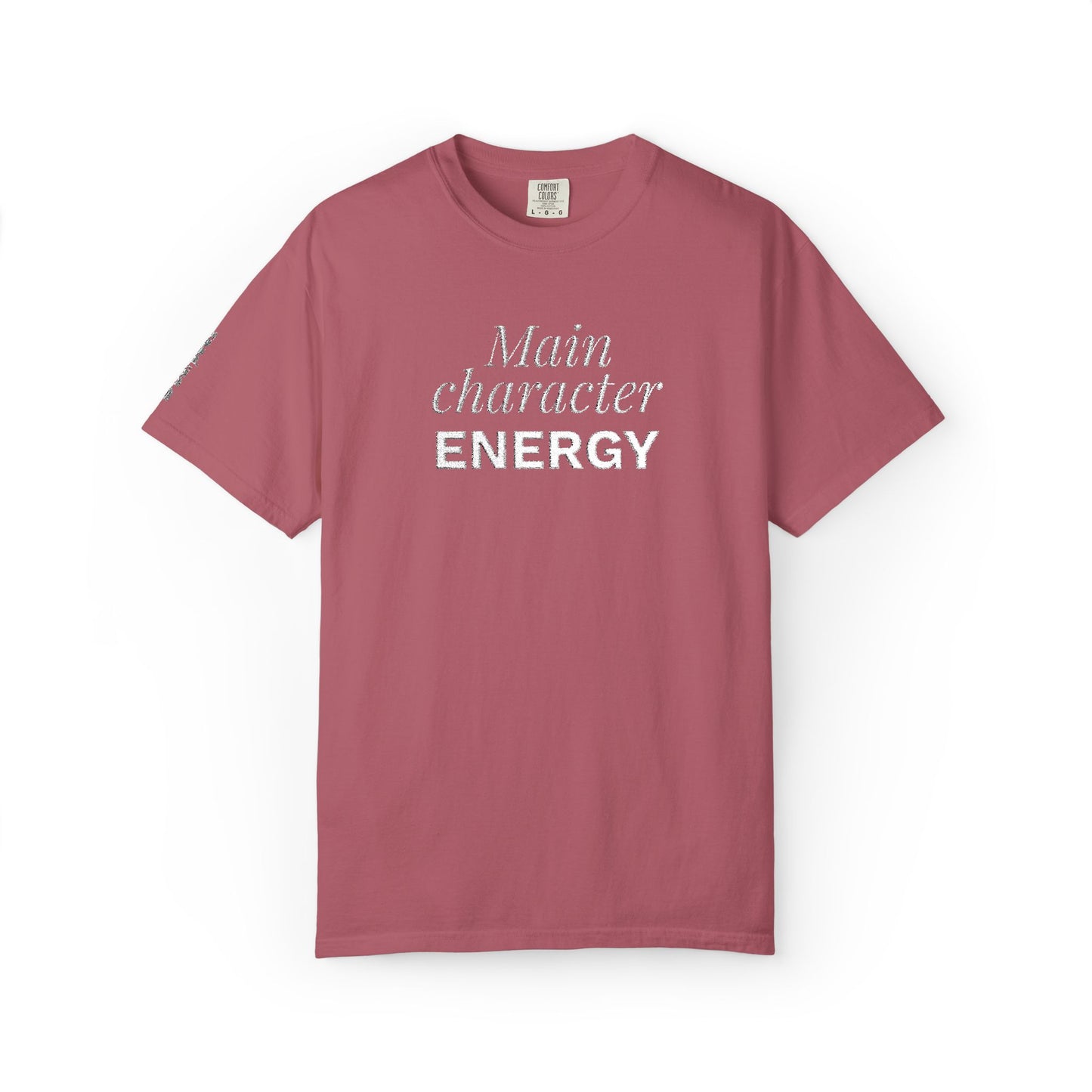 T-shirt unisex brodé « Main Character Energy »