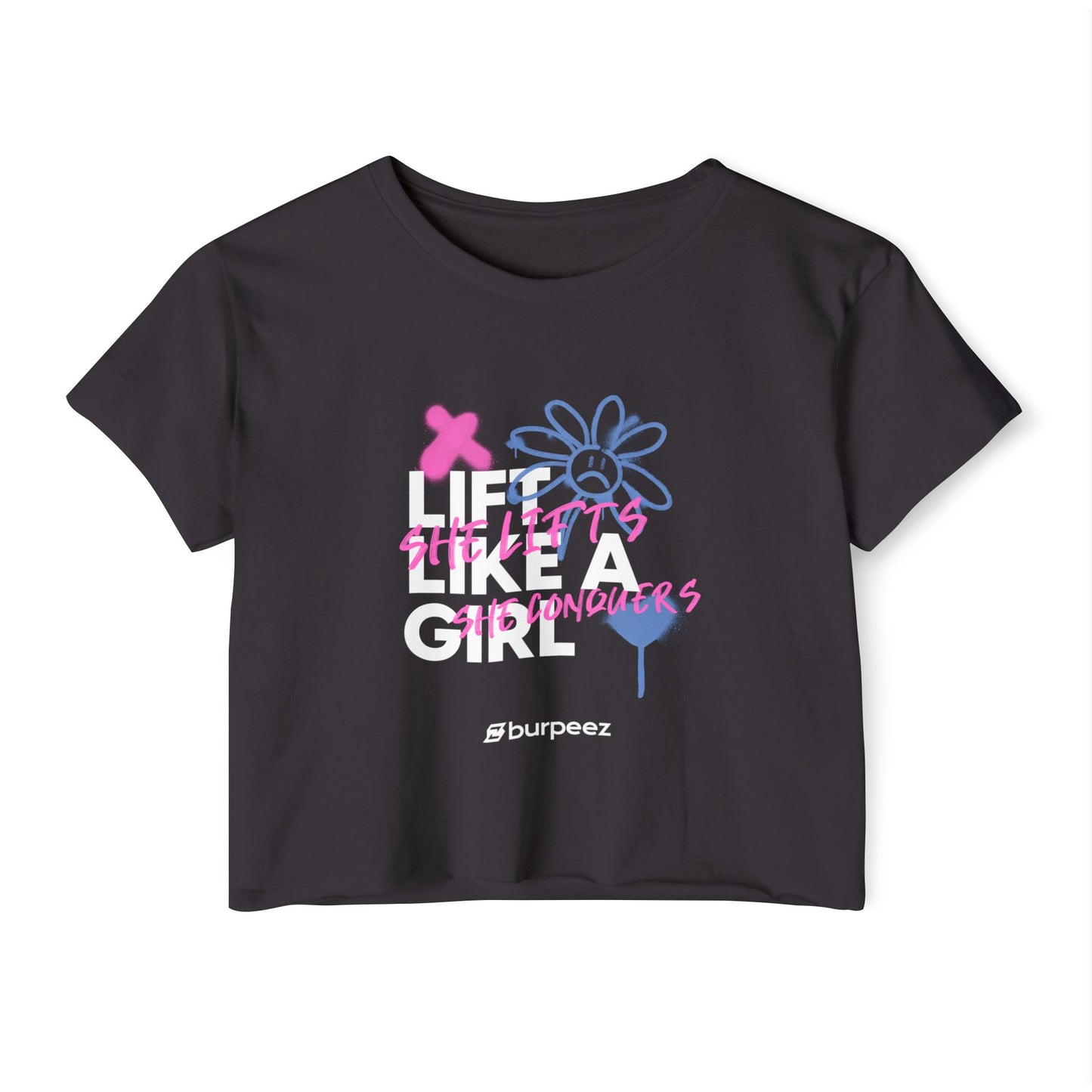 Crop top Femme “Lift Like a Girl”