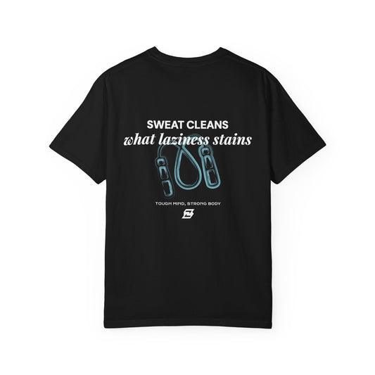 T-shirt unisex Design « Sweat cleans what laziness stains »