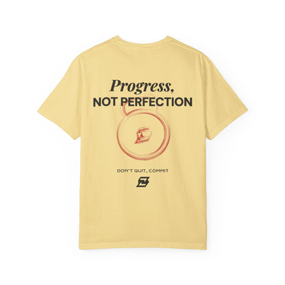 T-shirt unisex Design « Progress not perfection »