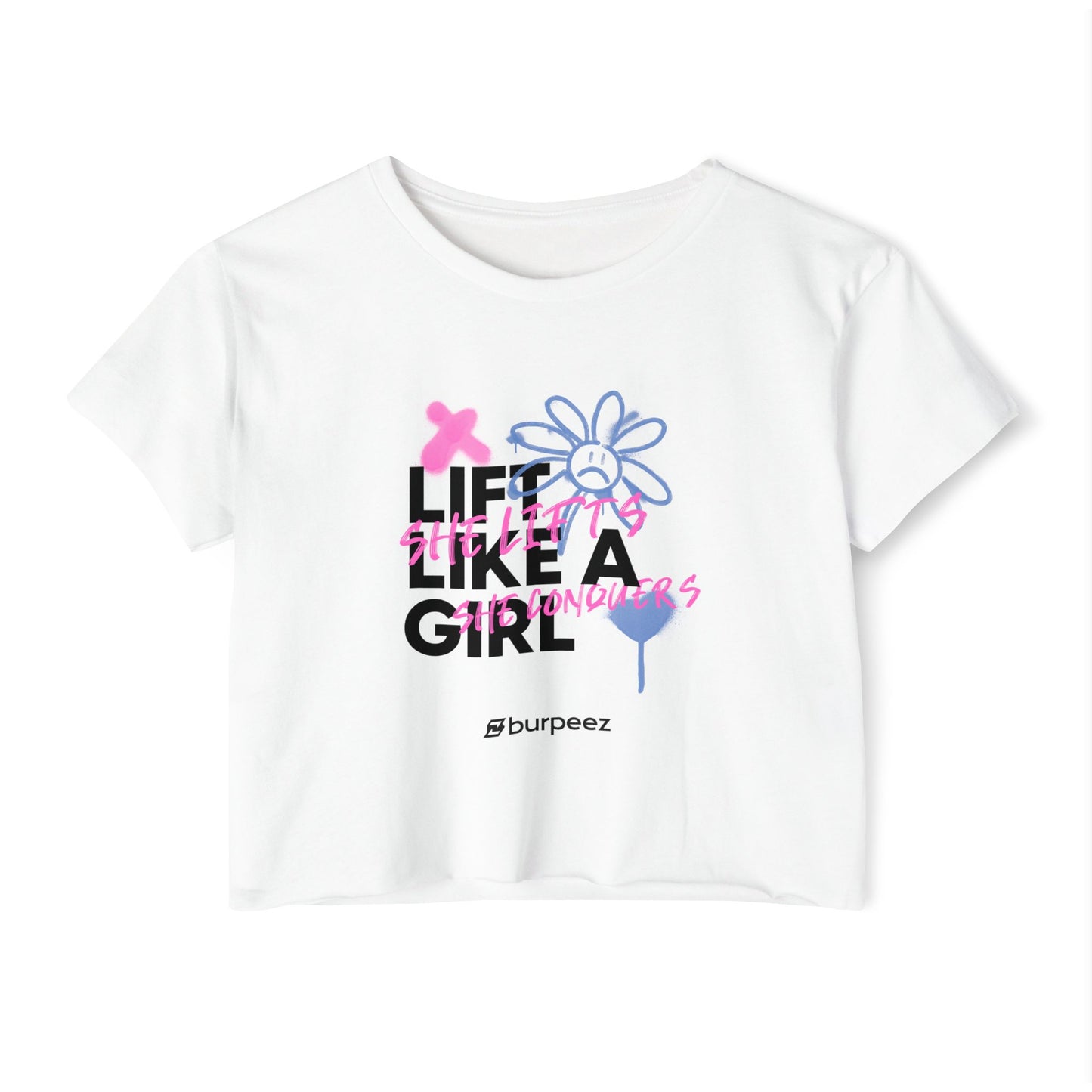 Crop top Femme “Lift Like a Girl”