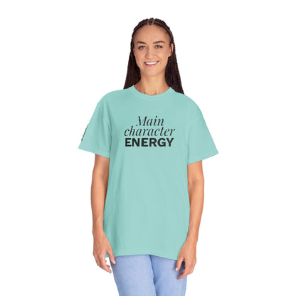 T-shirt unisex brodé « Main Character Energy »