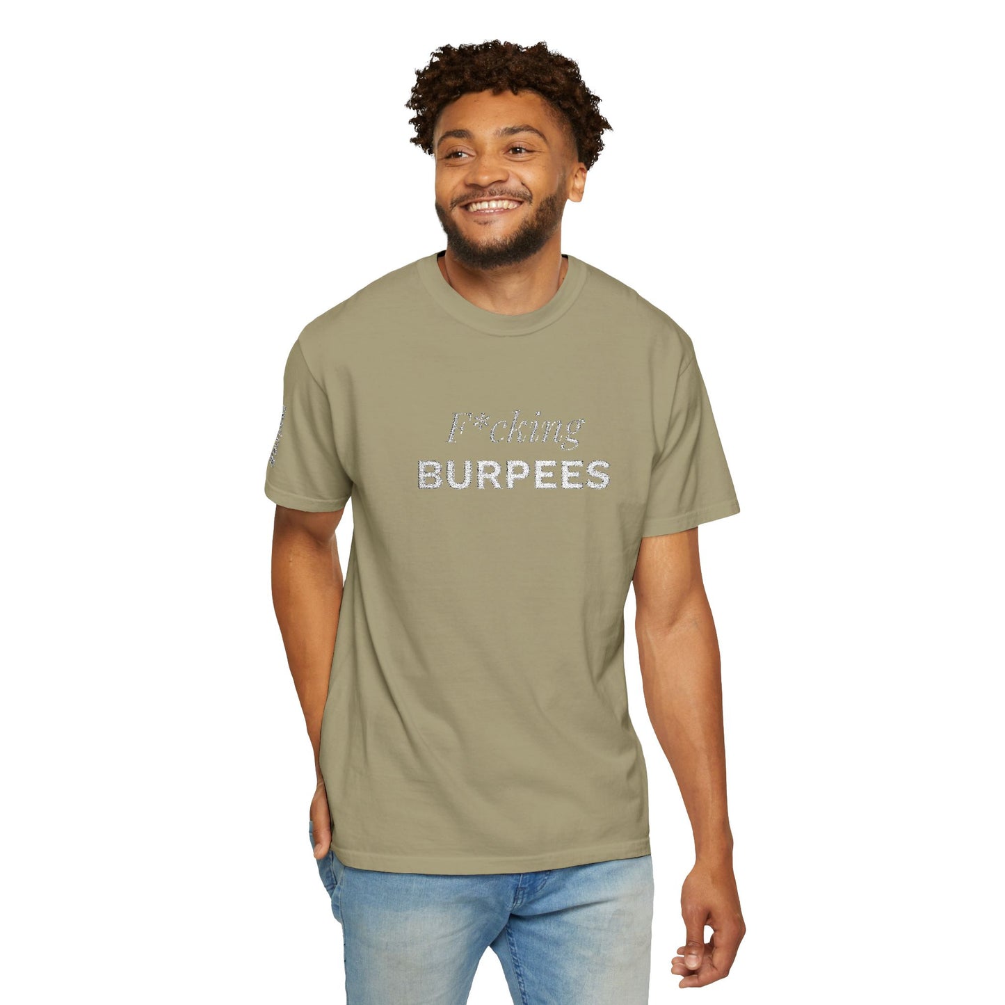T-shirt unisex brodé « Fucking Burpees »