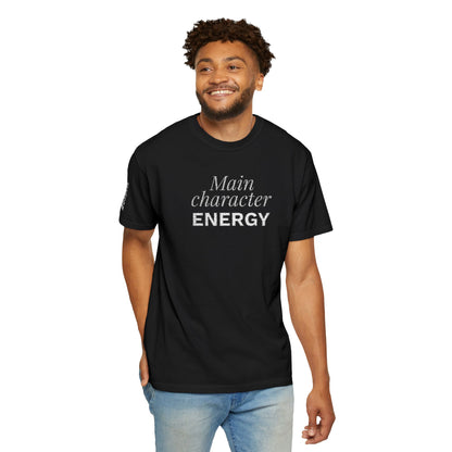 T-shirt unisex brodé « Main Character Energy »