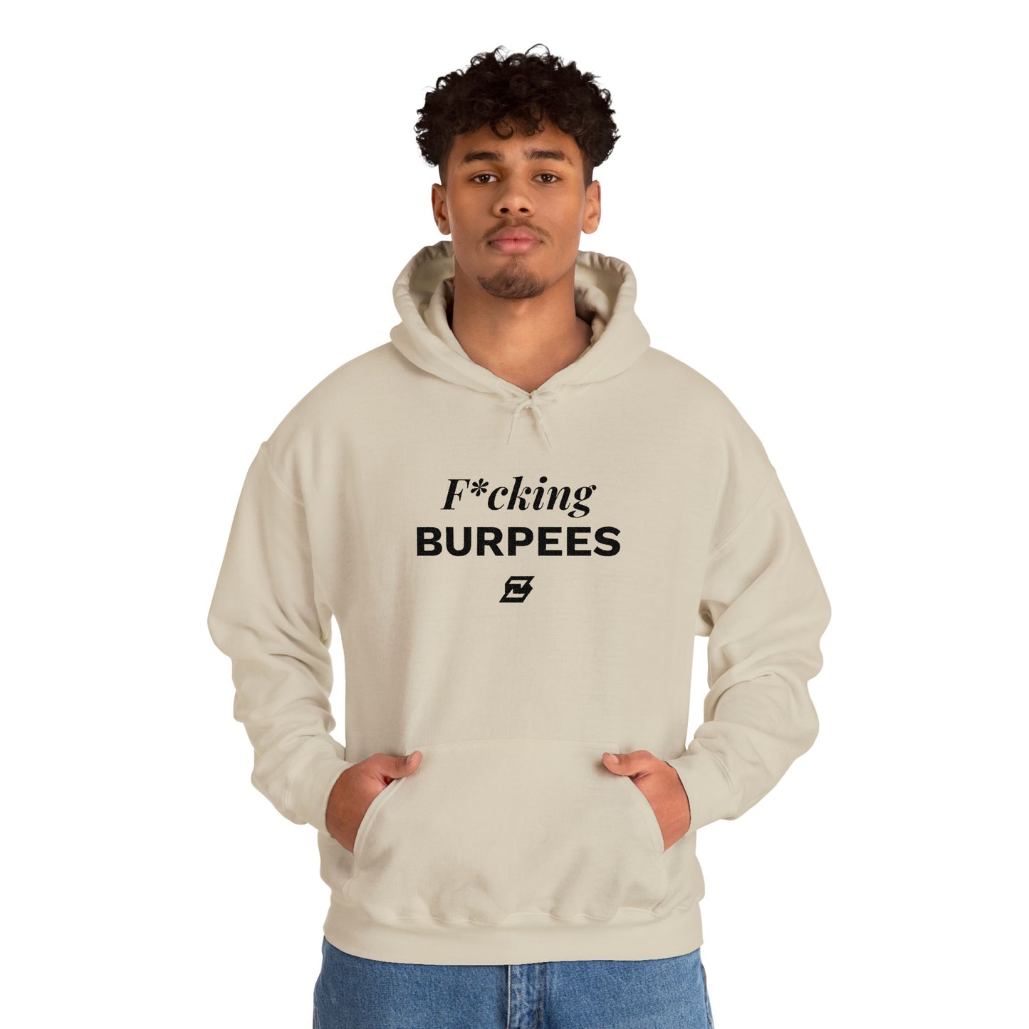 Hoodie unisex brodé « Fucking Burpees »
