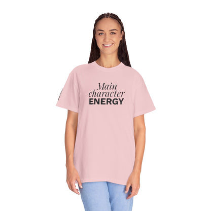 T-shirt unisex brodé « Main Character Energy »