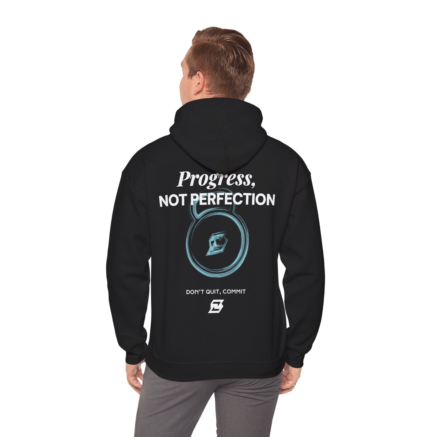 Hoodie unisex Design « Progress not perfection »