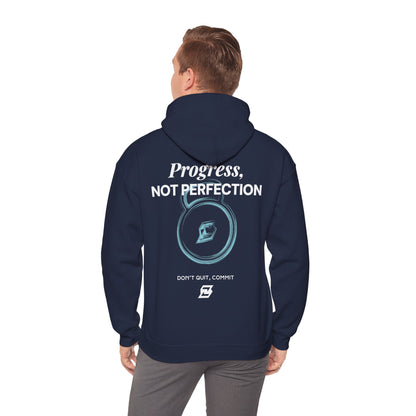 Hoodie unisex Design « Progress not perfection »