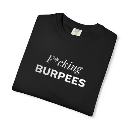 T-shirt unisex brodé « Fucking Burpees »