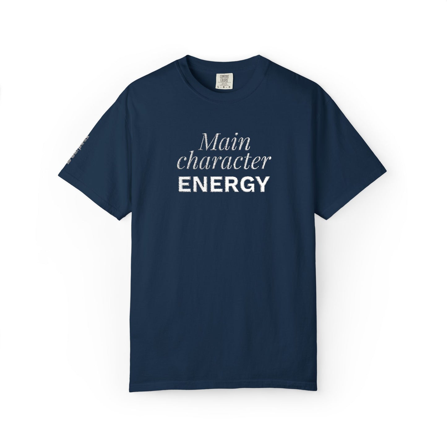 T-shirt unisex brodé « Main Character Energy »