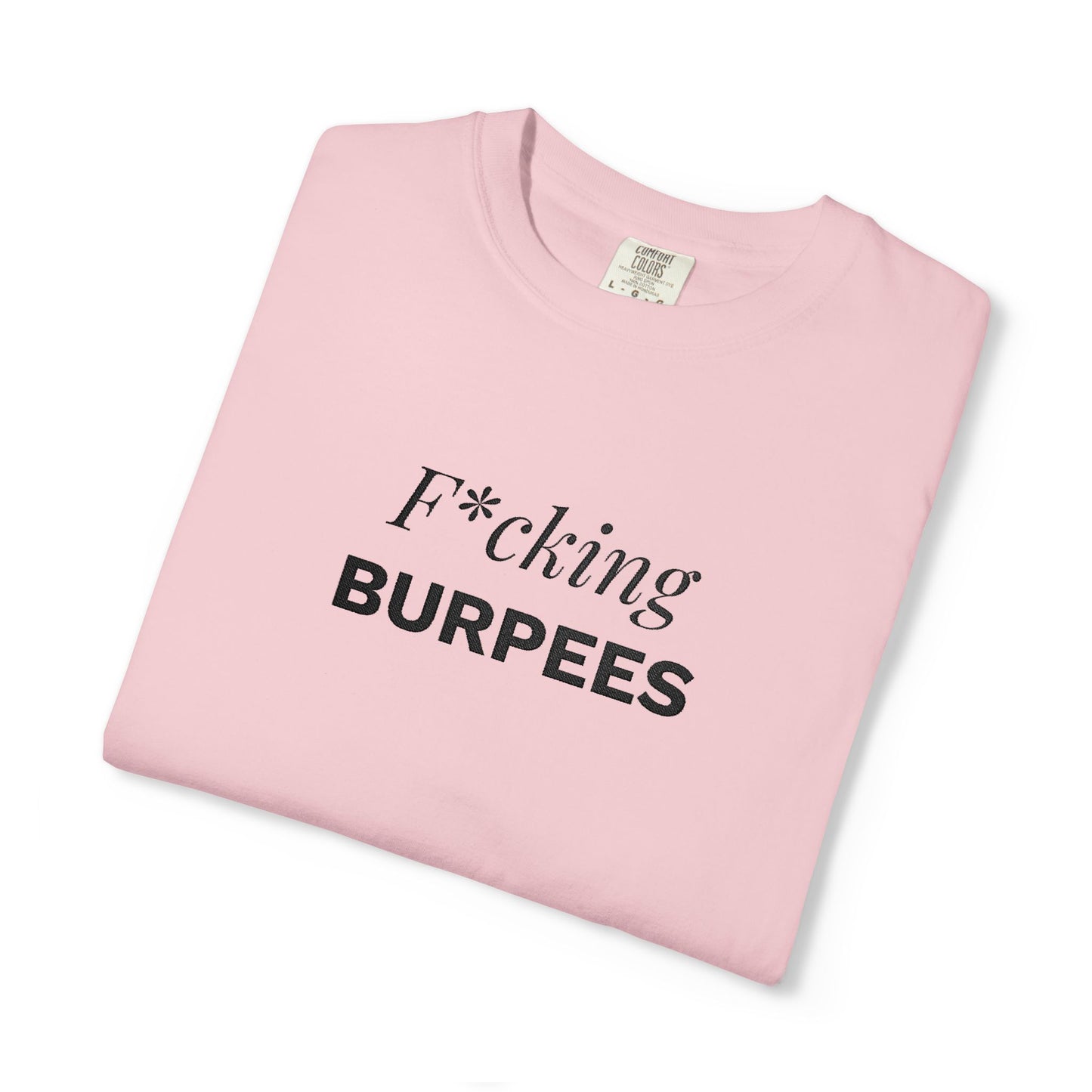 T-shirt unisex brodé « F*cking Burpees »