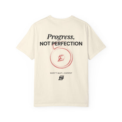 T-shirt unisex Design « Progress not perfection »