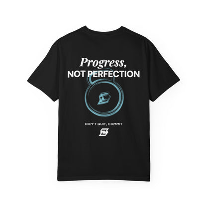 T-shirt unisex Design « Progress not perfection »