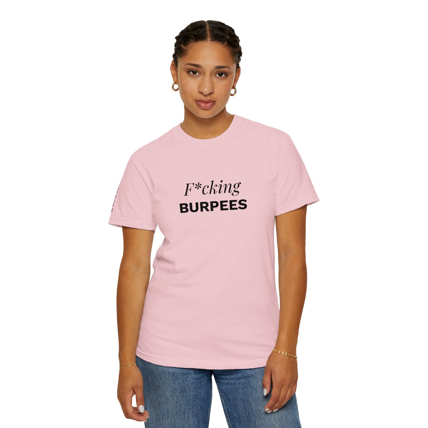 T-shirt unisex brodé « F*cking Burpees »