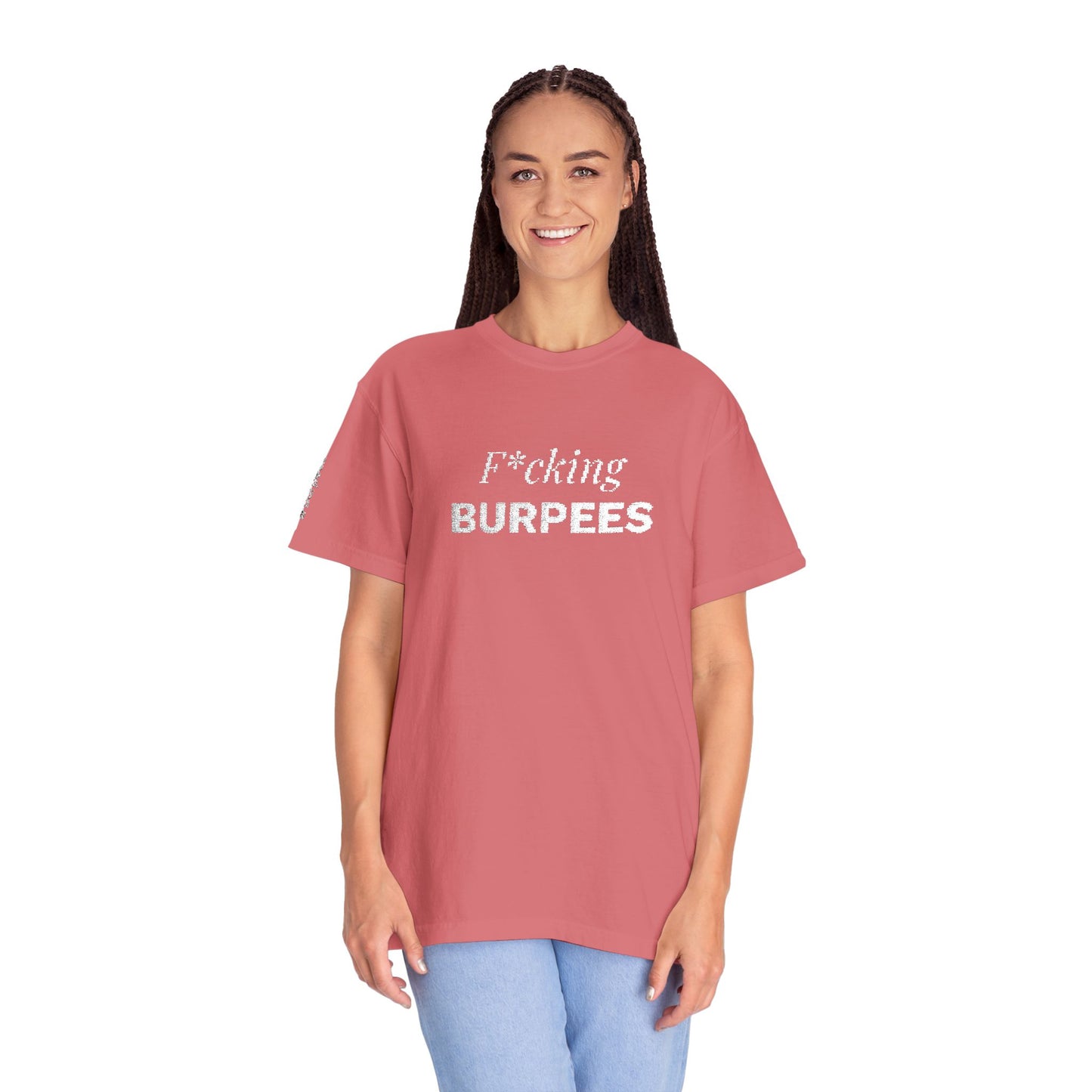 T-shirt unisex brodé « Fucking Burpees »