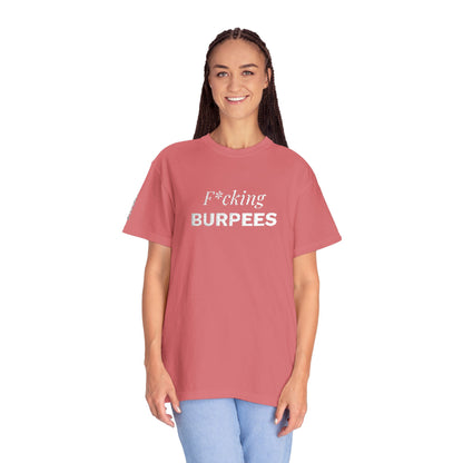 T-shirt unisex brodé « Fucking Burpees »