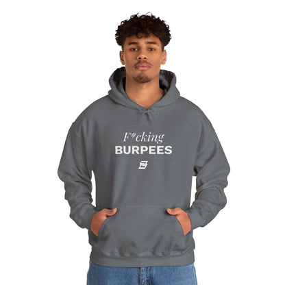 Hoodie unisex brodé « Fucking Burpees »