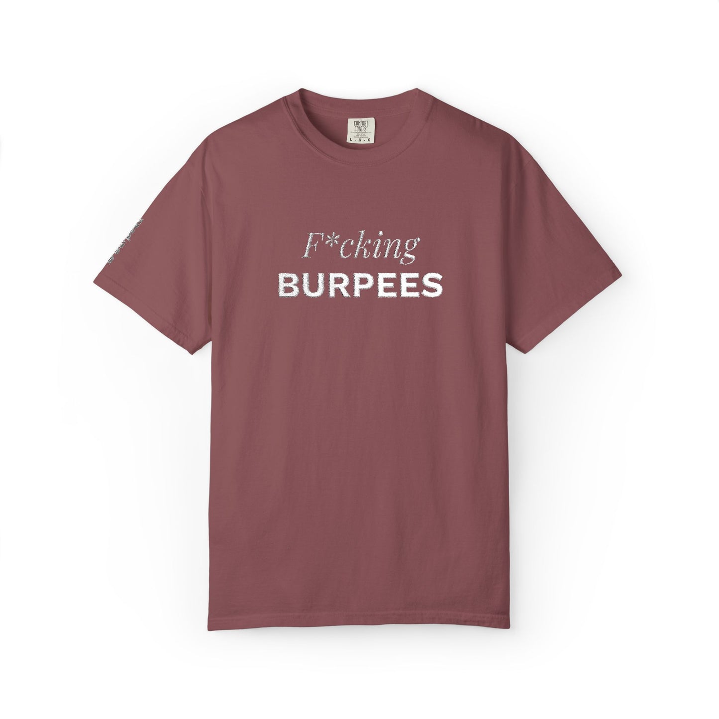 T-shirt unisex brodé « Fucking Burpees »