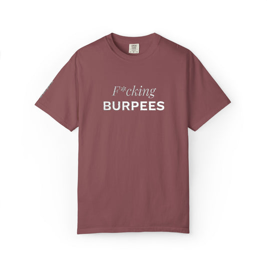 T-shirt unisex brodé « Fucking Burpees »